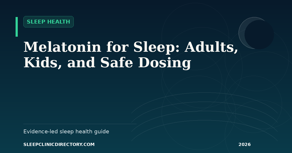 Melatonin tablet and a clock illustrating circadian timing